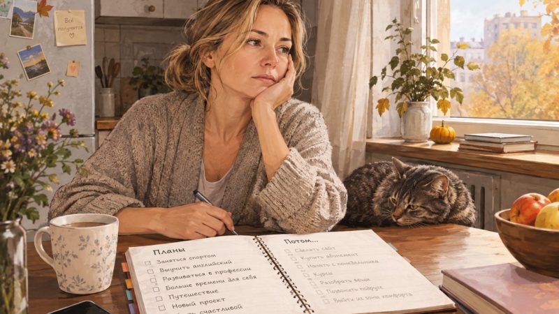 Планирую, но не делаю: что происходит внутри, и как заставить себя начать действовать